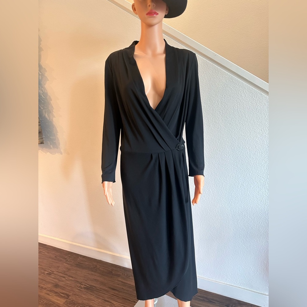 Chic Black Long Sleeve Dress